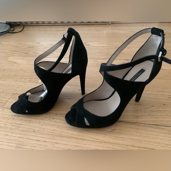 ZARA - NEW!! High heel black sandals - size 8 - Picture 6 of 14